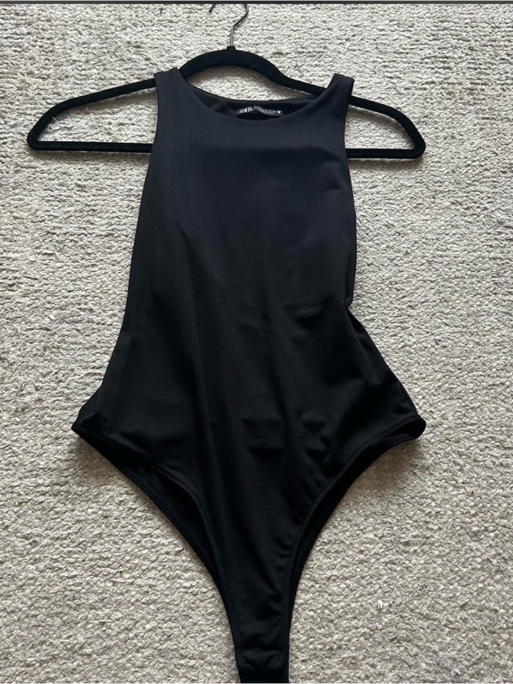 Zara black bodysuit in a M